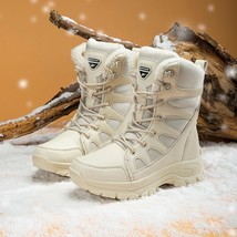 New Winter Men Women&#39;s Warm Snow Boots Botas De Neve Sapatos De Inverno  Padded  - £58.88 GBP