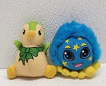 Burger King Mini 3&quot; Plush Neopet Starry JubJub &amp; Green Bruce Penguin - $19.70