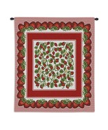 26x34 STRAWBERRY FESTIVAL Fruit Tapestry Wall Hanging - £65.12 GBP