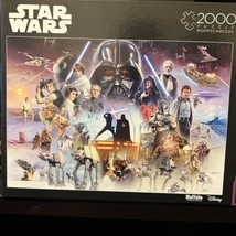 Star Wars Trilogy Collage 2000pc Buffalo Games Jigsaw Puzzle! New - $95.00
