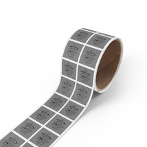 Glossy Square Sticker Rolls: Durable BOPP Labels in 1&quot;x1&quot; or 2&quot;x2&quot; Sizes... - £67.74 GBP+