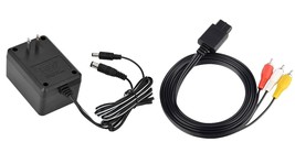 Ac Power Supply + Audio Video Rca Av Cable Adapter Cord To, By Revolt Gamer - £31.43 GBP