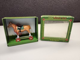 Schylling Penny Toy Tin Toy Collection Brown Horse Ornament in box - $11.40