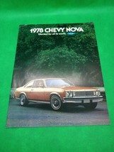 Original 1978 Chevrolet Nova Sales Brochure 78 Chevy Coupe Sedan Hatchback Fc3  - $10.43