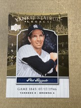 2008 Upper Deck Yankee Stadium Legacy Collection #1845 Phil Rizzuto Yankees - £3.90 GBP