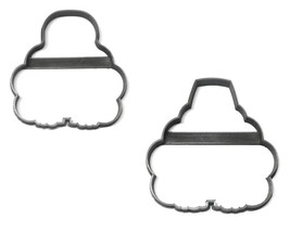Turkey Couple Boy And Girl Thanksgiving Set Of 2 Cookie Cutters USA PR1391 - $2.99