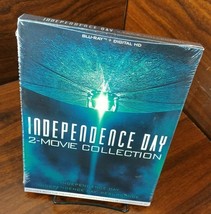 Independence Day: 2-Movie Collection [Blu-ray+Digital]Slipcover-NEW-Free Shippin - £16.69 GBP