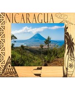 Nicaragua Laser Engraved Wood Picture Frame Landscape (5 x 7) - $570.54 MXN