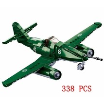 ME-262 Fighter Aircraft Building Blocks Military MOC WW2 Bricks Models Kids Toys - £28.96 GBP