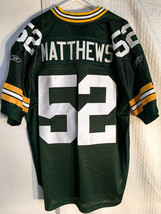 Reebok Authentic NFL Jersey Packers Clay Matthews Green sz 54 - £67.05 GBP