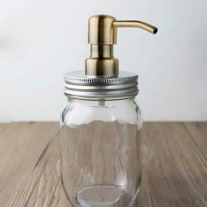 House Home Soap Pump Metal  Bottles DIY  Liquid Lotion Dispenser Replacement Hea - $25.00