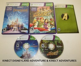 Disneyland Adventures and Kinect Adventures 2 Game Lot Xbox 360 Kinect - £9.49 GBP