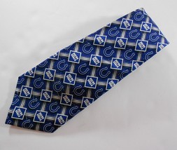 Indianapolis Colts NFL Licensed Necktie Tie Silk Eagle Wings Football Blue - £9.37 GBP