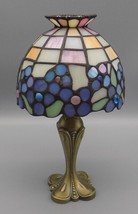 Partylite Stained Glass Shade Votive Candle Holder Hydrangea &quot;Tiffany&quot; L... - £21.58 GBP