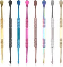 8 Pack Candle Carving Tool Kit Rainbow Stainless Steel Double Headed Car... - $394.66 MXN