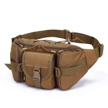 Unisex Waist Bag Pack Nylon Big Capacity Tactical Travel Camping Phone P... - £17.62 GBP