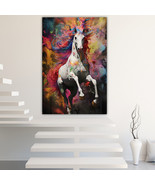 Horse Canvas Painting Wall Art Posters Landscape Canvas Print Picture - £10.84 GBP+
