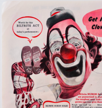 1953 Biltrite Advertisement Lou Jacobs Ringling Brothers Circus Clown Ma... - $34.99