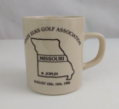 Vintage 1983 Joplin Missouri State Elks Golf Association 10oz Coffee Cup - €6,65 EUR