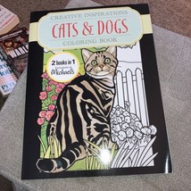 Creative Inspirations Cats &amp; Dogs Coloring Book Paperback New - £3.79 GBP