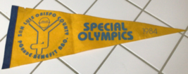 1984 PG&amp;E SLO San Luis Obispo CA Special Olympics BBQ 9x24 Felt Pennant ... - £26.71 GBP