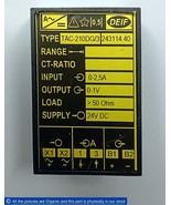 DEIF TAC-210DG/3 243114.40 Current Transducer TAC210DG 24VDC Marine Stor... - $150.44 CAD