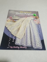 Mile-A-Minute Baby Afghans 6 Designs to Crochet Paperback 1123 Kathy Wesley 1991 - $11.98