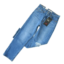 NWT Levi&#39;s Wedgie Straight in Jive Tone Stretch Denim Crop Jeans 26 - £40.44 GBP
