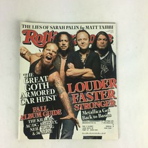 October2008 RollingStone Magazine Louder Faster Stronger Metallica Britney AC/DC - £7.69 GBP