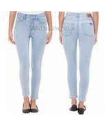 NWT CK Calvin Klein Repreve Ladies&#39; High Rise Exposed Button Jean Denim ... - £31.41 GBP