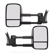 Pair Manual Telescoping Tow Side Mirrors For 1988-1998 Chevy C/K 1500/2500/3500 - £93.30 GBP