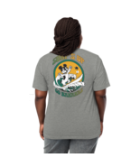 Short Sleeve T-Shirt - Surf’s Up Back Print Athletic Grey Triblend - €55,40 EUR