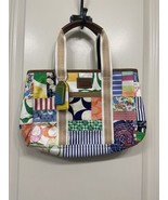 Coach Handbag Purse Hampton Patchwork Cloth Tote - $49.49