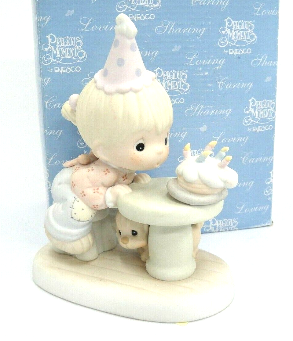Precious Moments "May Your Every Wish Come True" 5 Birthday Cake Candles 1992 - $9.40