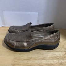 Soft Style Shoes Womens Size 6.5M GOLD Bronze METALLIC Hush Puppies Loaf... - $370.56 MXN