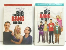 Big Bang Theory Seasons 1 &amp; 2 DVD Parsons Galecki Cuoco Funny Comedy Sitcom NEW - £13.22 GBP