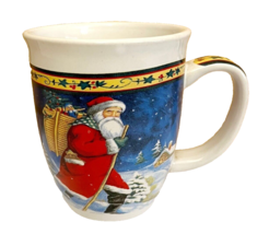 Santa Coffee Mug Christmas Vintage Royal Norfolk 8 oz 1990s - $19.99