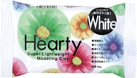 Padico Hearty White 40g very soft super light weight modeling clay Made ... - $17.49