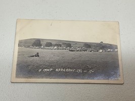 Antique RPPC WW1 Camp Sargeant Tented Camp Soldier Horses AZO 1904-18 Po... - £19.27 GBP