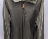 Fjallraven Abisko Trail Jacket Mens Medium Deep Forest Hooded Fleece Ful... - $54.99