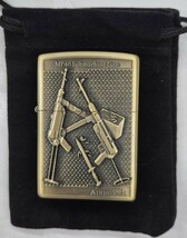 Sharp Brass Kantai Military Weapons #2 Lighter W/Raised Detail - $12.30
