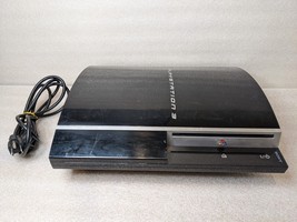 Sony Playstation 3 PS3 Black Console CECHG01, Sold As Is For Parts - $26.99