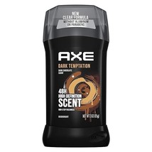 (3) Axe Dark Temptation Deodorant 48Hr High Definition Dark Chocolate Scent 3 oz - £12.46 GBP