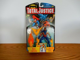 1997 DC Comics Total Justice Black Lightning action figure Kenner Hasbro... - $25.00