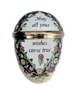 Halcyon Days &quot;May all your wishes come true&quot; Egg English Enamels - £47.18 GBP