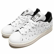 Adidas Originals Women&#39;s White Black Stan Smith Shoes Size 6.5 us BZ0393 - £97.45 GBP