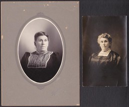 Clara A. Reed Burnham (2) Photos Scott W. Burnham Wife, Whitefield, Maine - £27.71 GBP