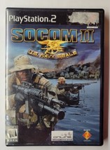 SOCOM II: U.S. Navy SEALs (Sony PlayStation 2 PS2, 2003) Black Label With Manual - £7.89 GBP