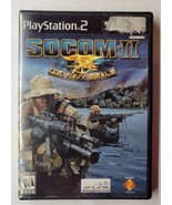 SOCOM II: U.S. Navy SEALs (Sony PlayStation 2 PS2, 2003) Black Label Wit... - £7.90 GBP