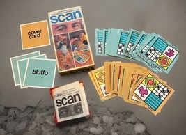 Parker Brothers 1970 Vintage Scan Card Game Matching Game Complete All Pieces - $17.81